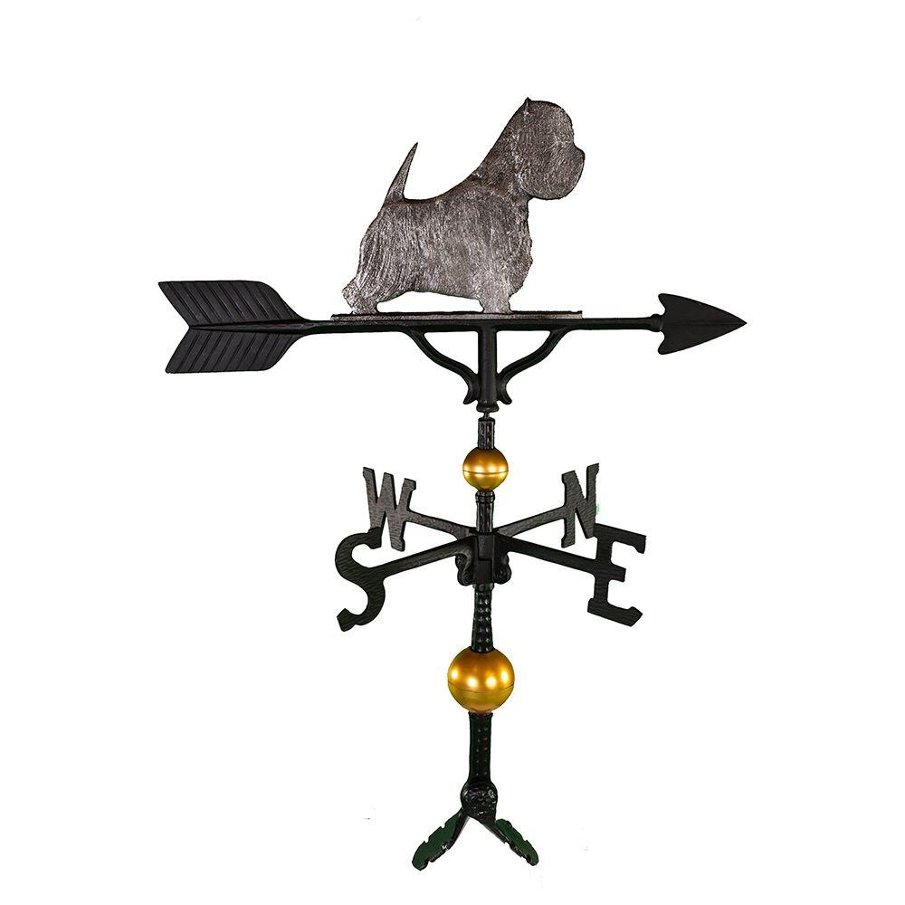 32 in. Deluxe Swedish Iron West Highland White Terrier Weathervane