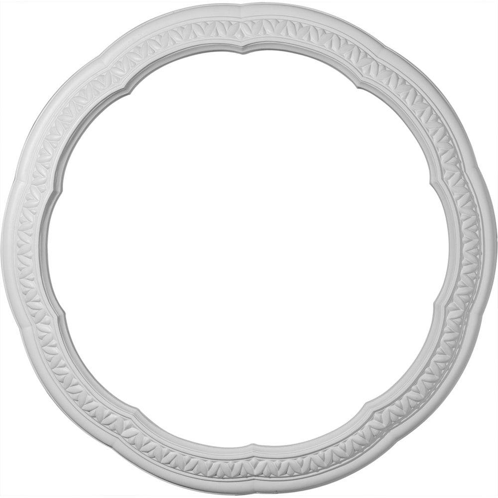 Ekena Millwork Decorative Ceiling Rings/Raymond / Ceiling Ring / 22 1/4'OD x 17 1/4'ID x 2 1/2'W x 1 1/2' / CR22RA