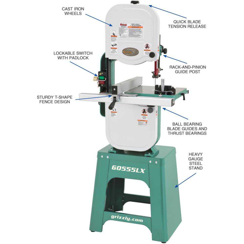 Grizzly G0555LX 14' Deluxe Bandsaw